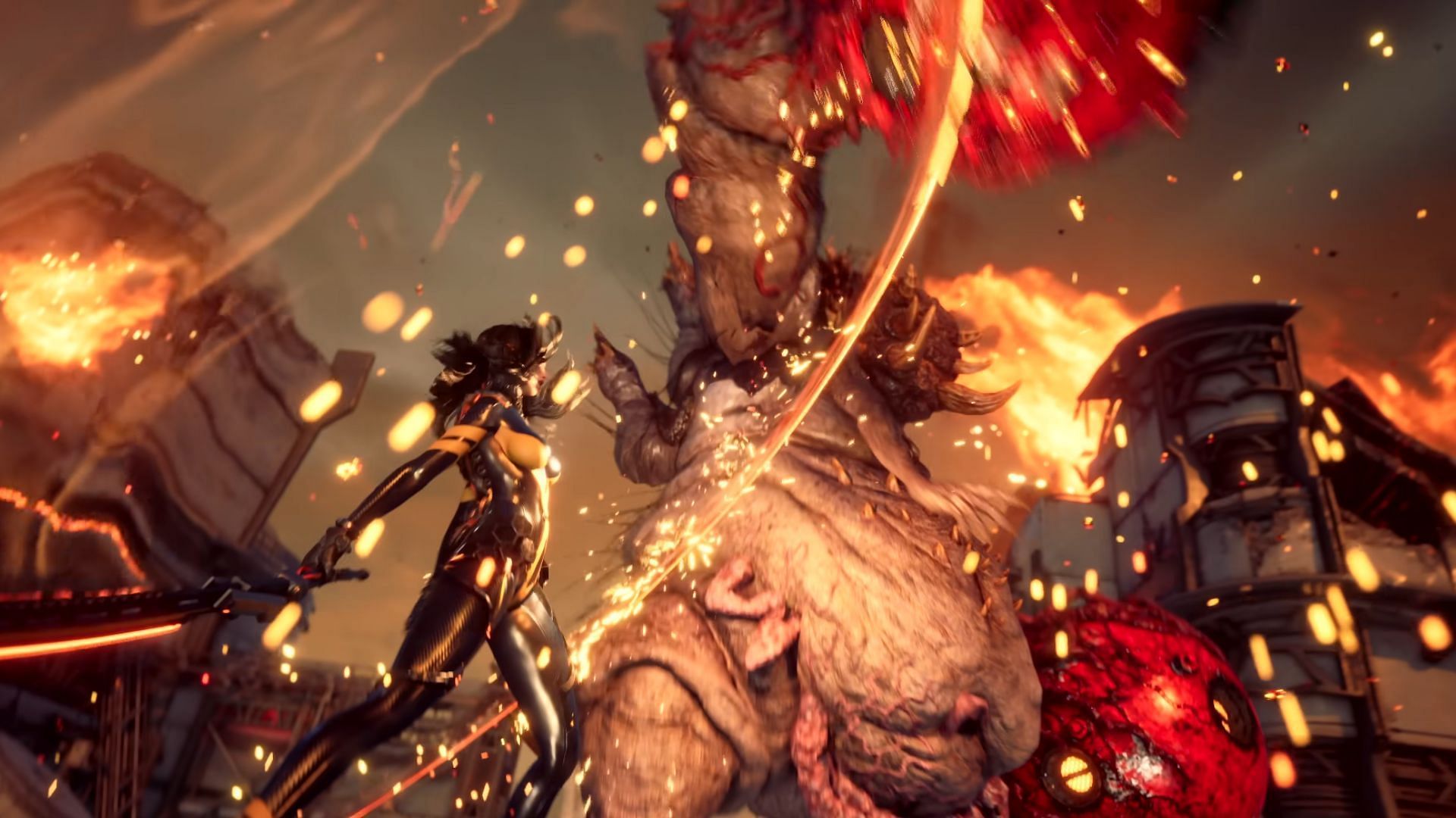 You can now play as Tachy in Stellar Blade PC (Image via PlayStation)